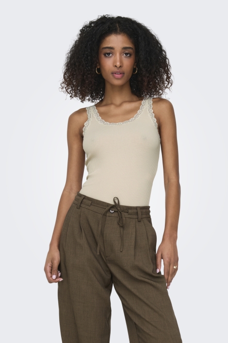 Only onlsara sharai lace tank top jrs no